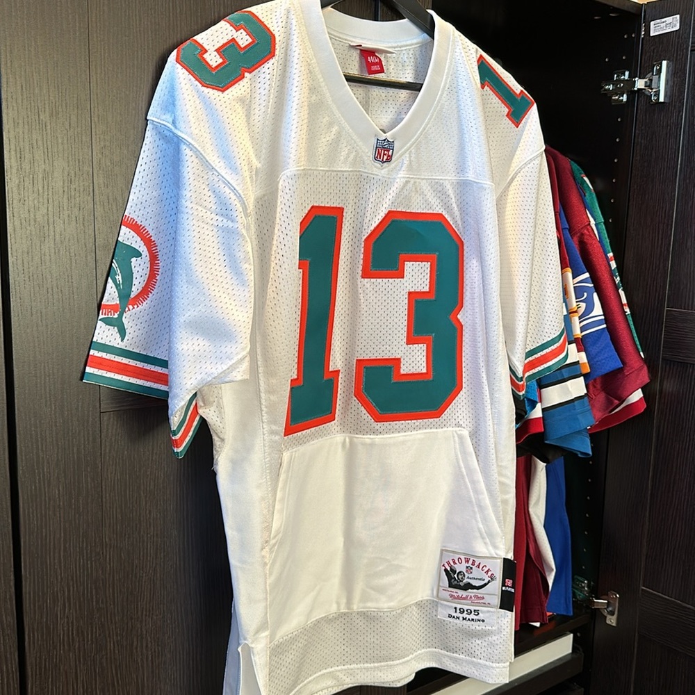 Dan Marino Miami Dolphins Mitchell & Ness 2004 Authentic Throwback NFL Jersey - Picture 3 of 10